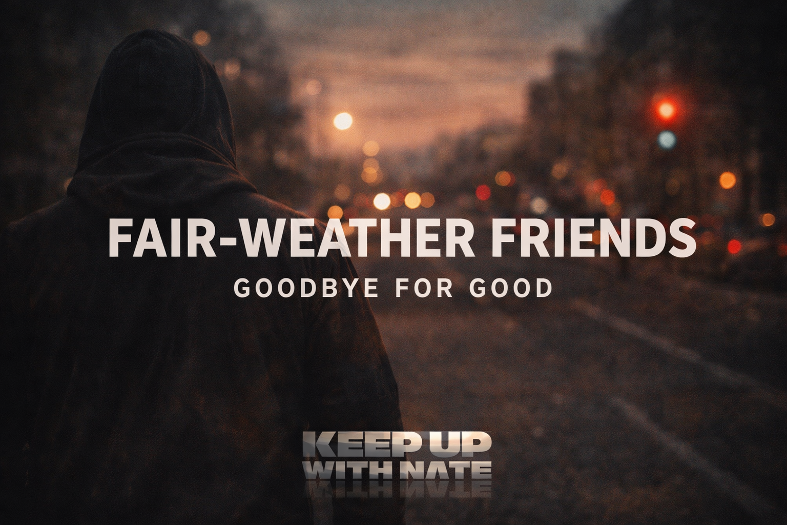Goodbye To The Fair-Weather Friends